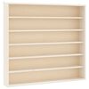 vidaXL Vitrina de colecție din lemn cu 6 rafturi 60x8,5x55 cm