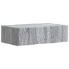 vidaXL Masă laterală montată pe perete Sonoma gri 59 x 34,5 x 17 cm