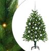 vidaXL Brad de Crăciun cu 150 LED cu suport Verde 120 cm PE
