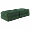 vidaXL Unitate de canapea modulară 2 pcs Verde 140 x 70 x 36 cm