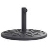vidaXL Suport umbrelă pentru st&acirc;lpi &Oslash;38 / 48 mm, 12 kg, rotund