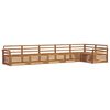 vidaXL Set de canapele de exterior 6 buc. natural