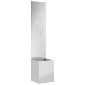 vidaXL Ecran de intimitate pentru grădină Argintiu 32 x 32 x 150 cm