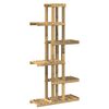 vidaXL Suport pentru plante Alb 68 x 23,5 x 140 cm