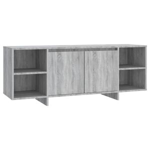 vidaXL Comodă TV, gri sonoma, 130x35x50 cm, PAL