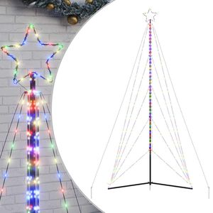 vidaXL Pom de Crăciun LED 615 LED-uri colorate 404,5 cm