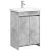 vidaXL Set de mobilier pentru baie Gri Beton 61 x 40 x 84,5 cm