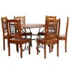 vidaXL Set mobilier bucătărie, 7 piese, lemn masiv acacia