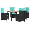 vidaXL Set dining pentru exterior 5 buc.