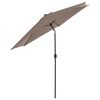 Madison Umbrelă de soare de grădină Tenerife, taupe, 300 cm, rotundă