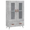 vidaXL Dulap &icirc;nalt, gri beton, 69,5x31x115 cm, lemn prelucrat