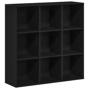 vidaXL Dulap de cărți din stejar negru 98x29x97,5 cm, lemn prelucrat