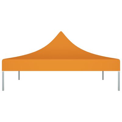 vidaXL Acoperiș pentru cort de petrecere portocaliu 2 x 2 m, 270 g/m²
