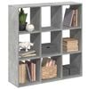 vidaXL Bibliotecă/separator cameră gri beton 102x29x103,5 cm lemn