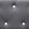 vidaXL Canapea Chesterfield cu 3 locuri, catifea, 199x75x72 cm, gri