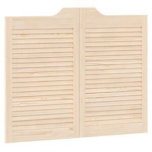 vidaXL Uși oscilante natural 80 x 50 cm Lemn masiv de pin