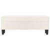 vidaXL Bancă, crem, 100x35x41 cm, piele ecologică