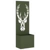 vidaXL Ecran de intimitate pentru grădină Olivengr&oslash;nn 50 x 150 cm