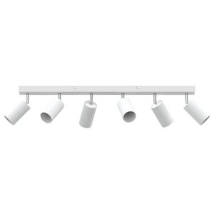 vidaXL Spot de tavan cu lumina reflectoarelor Alb 73 x 6 x 16 cm Metal