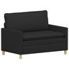 vidaXL Canapea Negru 126 x 81 x 87,5 cm