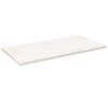 vidaXL Blat de masă alb 110x60x2,5 cm lemn masiv de pin dreptunghiular