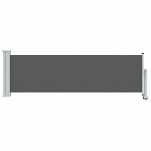 vidaXL Awning lateral 100% poliester, fier, oțel