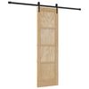 vidaXL Ușă glisantă ORKDAL natural 61 x 198,5 cm Lemn masiv de pin