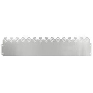 vidaXL Borduri pentru gazon 10 pcs Argintiu 103 x 0,05 x 22 cm