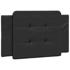vidaXL Pernă pentru tăblie pat, Zadar, negru, 80 cm, piele artificială