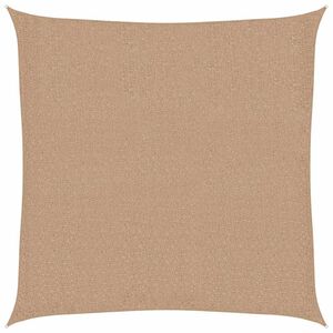 vidaXL P&acirc;nză parasolar, gri taupe, 2 x 2 m, HDPE, 160 g/m&sup2;