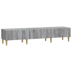 vidaXL Cabinet TV 147 x 34,5 x 30 cm Sonoma gri Lemn prelucrat