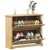 vidaXL Dulap pantofi "Corona", 99x32x85 cm, lemn masiv de pin