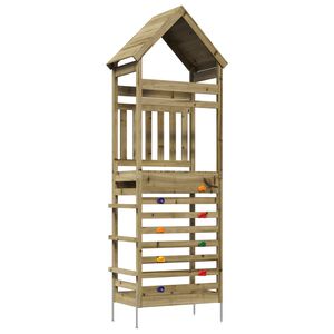 vidaXL Turn de joacă &icirc;n aer liber natural 53 x 85 x 264 cm