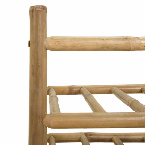 vidaXL Raft pentru vin natural 57 x 29,5 x 36 cm Bambus