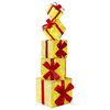 vidaXL Decorațiune de Crăciun cutie de cadou 5 buc. 125 LED-uri