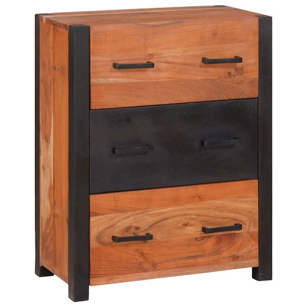 vidaXL Buffets și sideboards Maro 55 x 30 x 75 cm lemn masiv de acacia