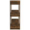 vidaXL Bibliotecă/Separator cameră, stejar fumuriu, 100x30x87 cm
