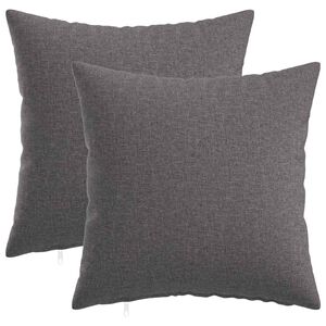 vidaXL Husă pentru pernă 2 buc. HEERLEN Gri deschis 50 x 50 cm