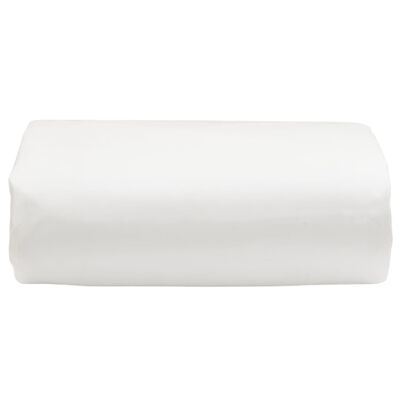 vidaXL Prelată, alb, 2,5x3,5 m, 650 g/m²