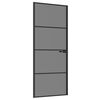 vidaXL Ușă de interior 83 x 201,5 cm Sticlă Temperată și Aluminiu