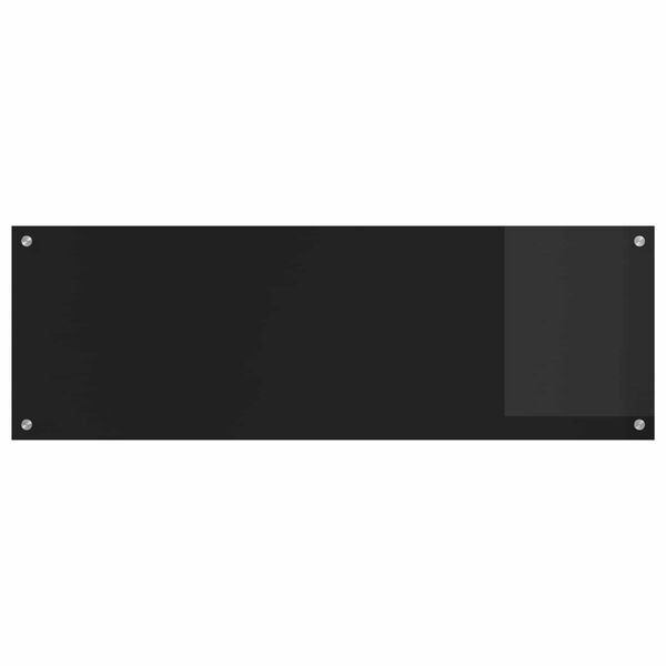 vidaXL Spate de bucătărie Negru 120 x 40 x 0,6 cm sticlă securizată