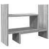vidaXL Organizator birou, gri sonoma, 38,5x17x39 cm lemn prelucrat