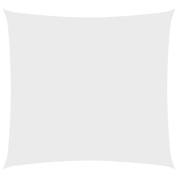 vidaXL Pânză parasolar, alb, 3,6x3,6 m, țesătură oxford, pătrat