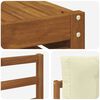 vidaXL Set de canapele de exterior cu pernă 7 pcs Natural și Crem