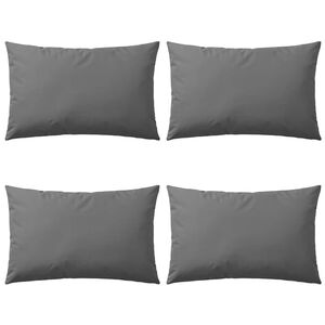 vidaXL Perne de exterior, 4 buc., gri, 60 x 40 cm