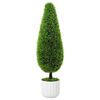 vidaXL Brad de pin artificial Verde 24 x 24 x 90 cm Plastic