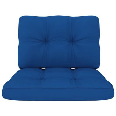 vidaXL Perne canapea din paleți, 2 buc., albastru regal