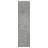 vidaXL Dulap cu uși din sticlă, gri beton, 35x37x142 cm