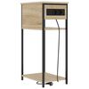vidaXL Dulap de noapte Stejar Sonoma 41 x 28 x 76 cm Lemn prelucrat