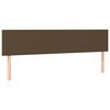 vidaXL Pat box spring cu saltea, maro &icirc;nchis, 120x190 cm, textil